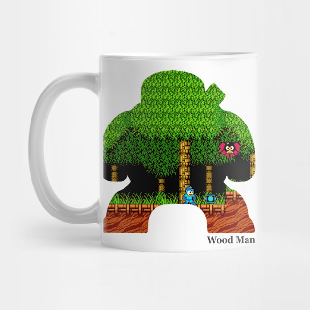 Wood Man Silhouette - Mega Man 2 by Desperado902